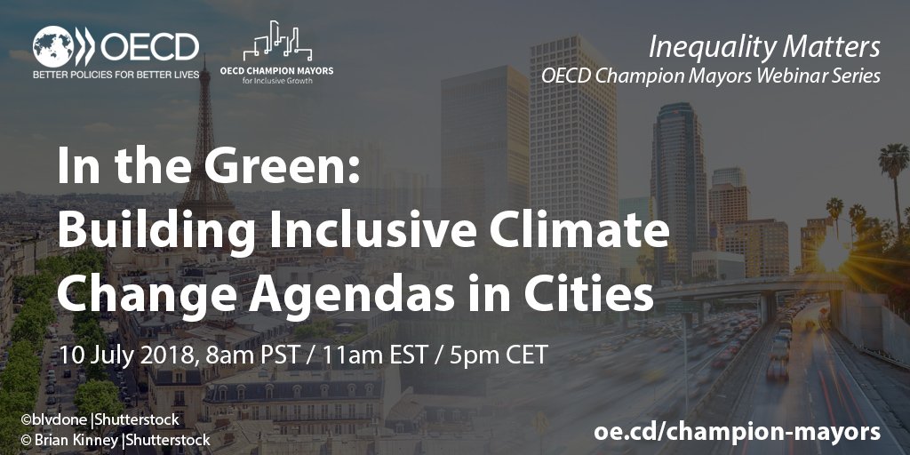Webinar - In the Green: Building Inclusive Climate Change Agendas in Cities
